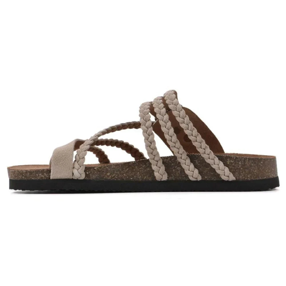 Aurora – Sandali Intrecciati con Soletta Anatomica – Spazio Moda – vista 10
