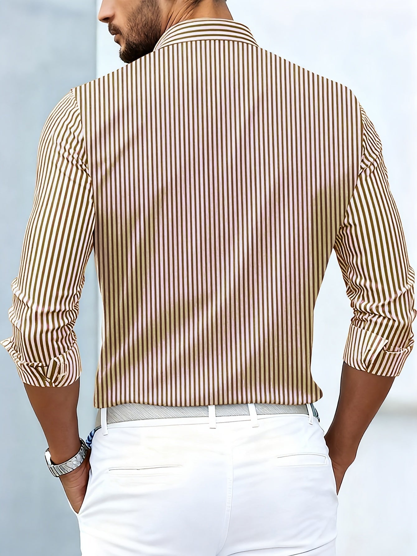 Emerson – Camicia da Uomo a Righe Vintage – Spazio Moda – vista 6