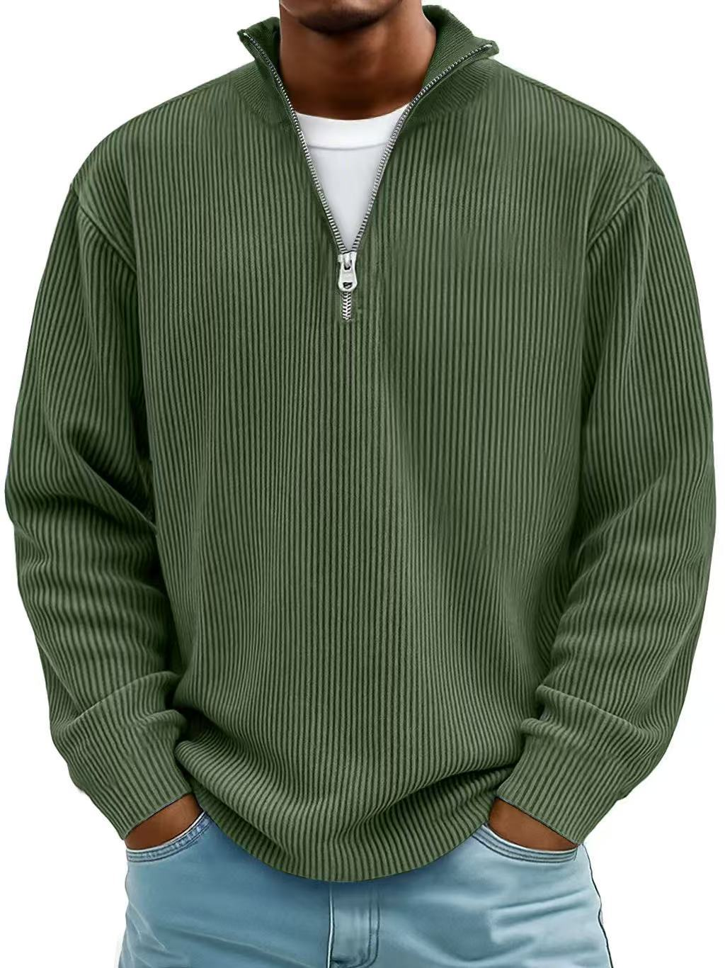Varel – Maglione a Righe con Zip al Collo – Spazio Moda – vista 7