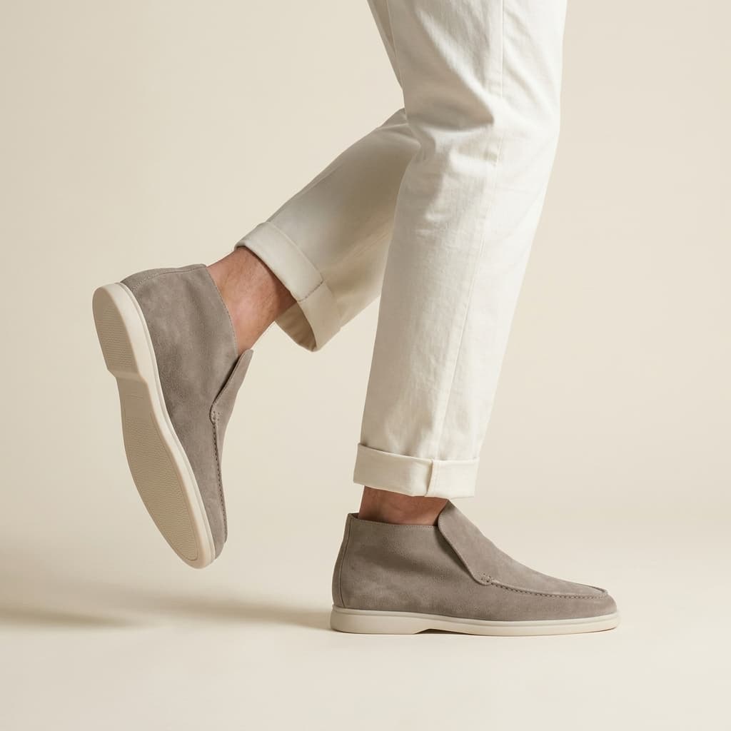 Mocassini Slip-On in Camoscio – Spazio Moda – vista 3