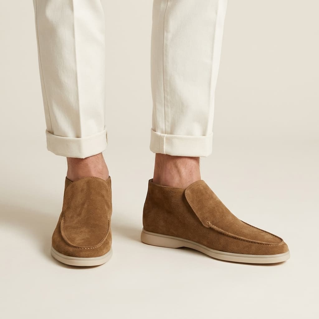 Mocassini Slip-On in Camoscio – Spazio Moda – vista 5