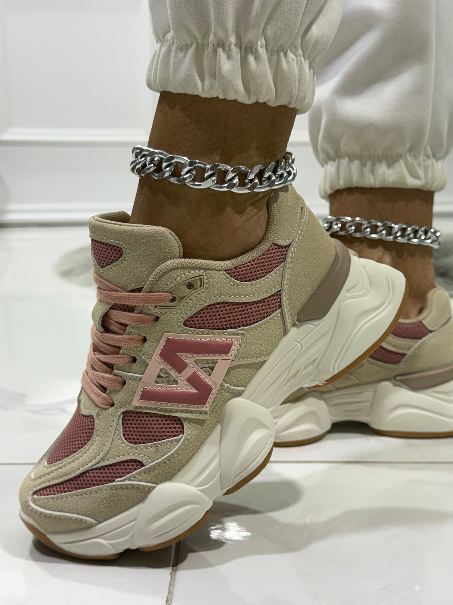 Vienna – Sneakers Donna Rosa – Spazio Moda