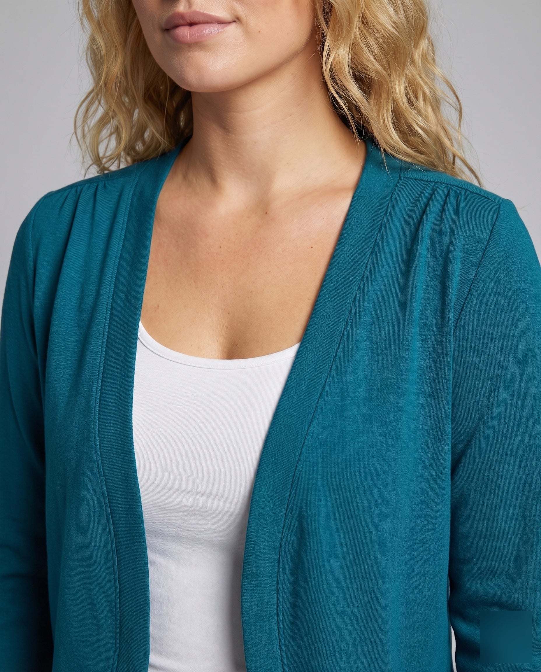 Blazer Sartoriale Aderente con Collo a Scialle – Spazio Moda – vista 3