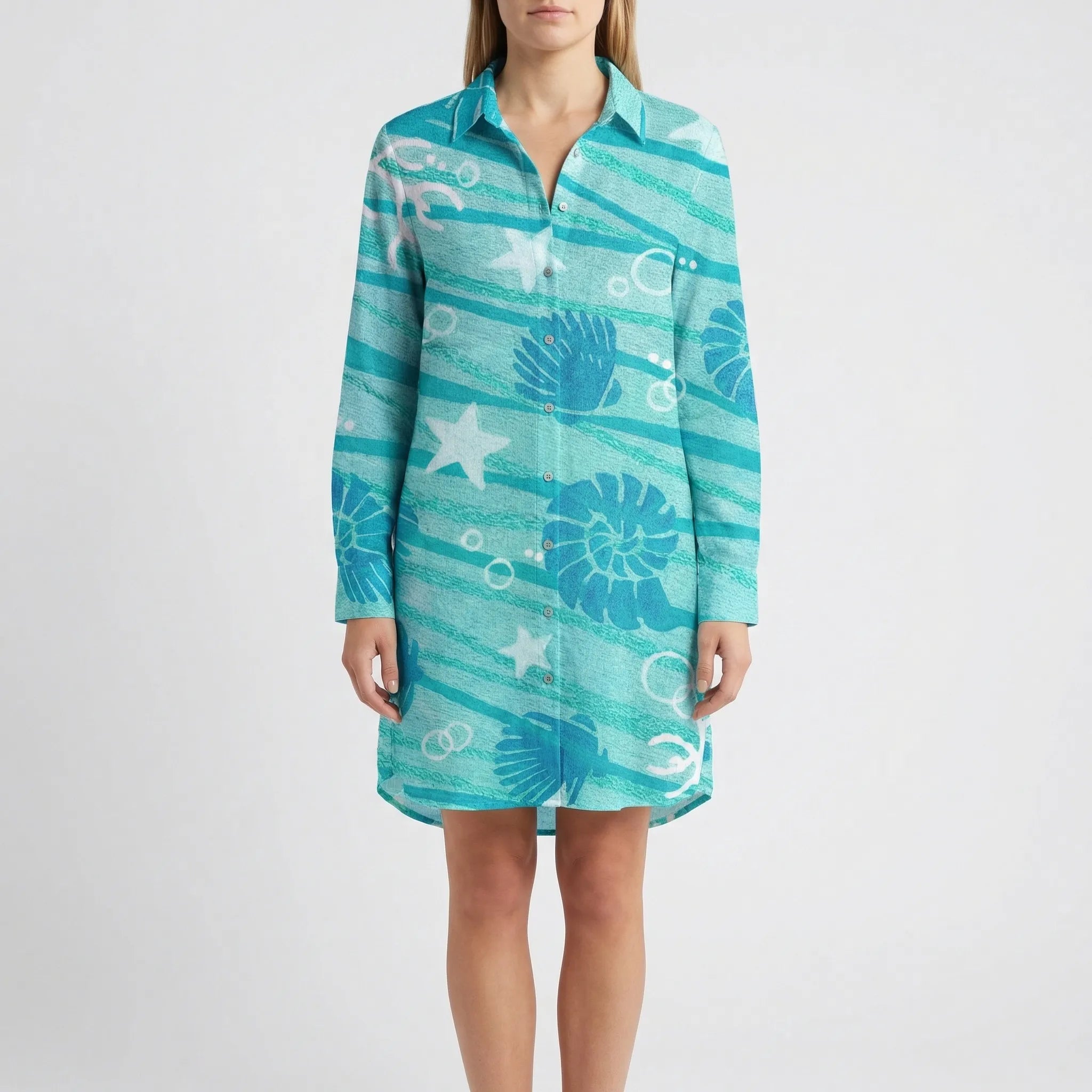 Abito con Collo Button-Down – Spazio Moda – vista 3