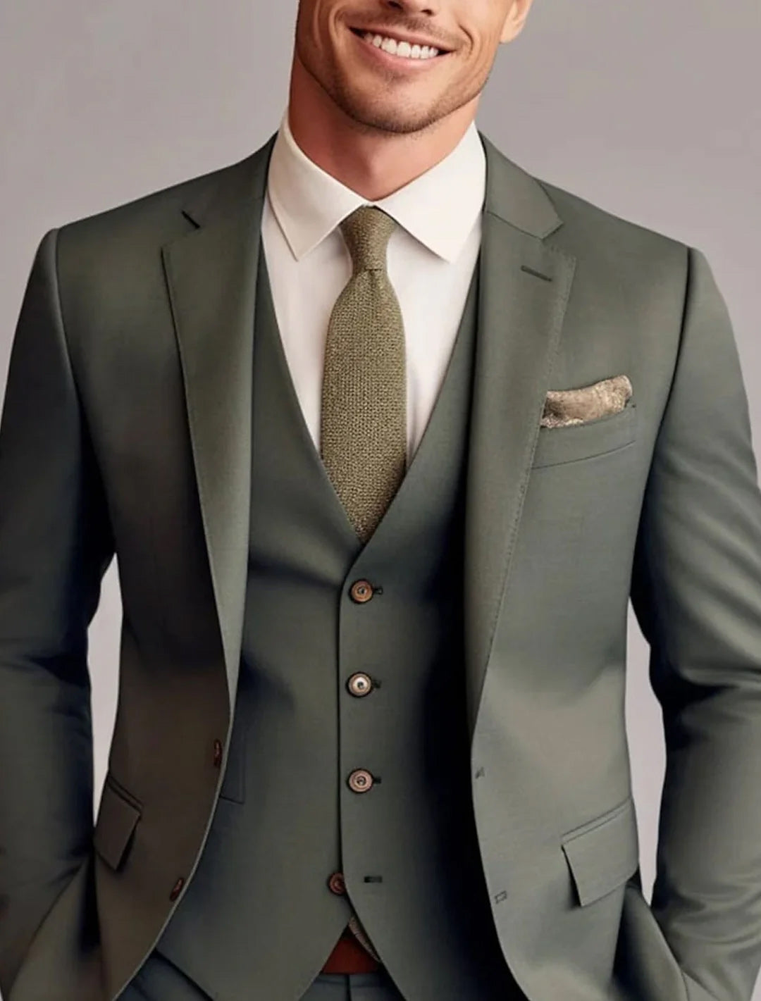 Completo Dritto Elegante con Revers a Lancia – Spazio Moda – vista 4