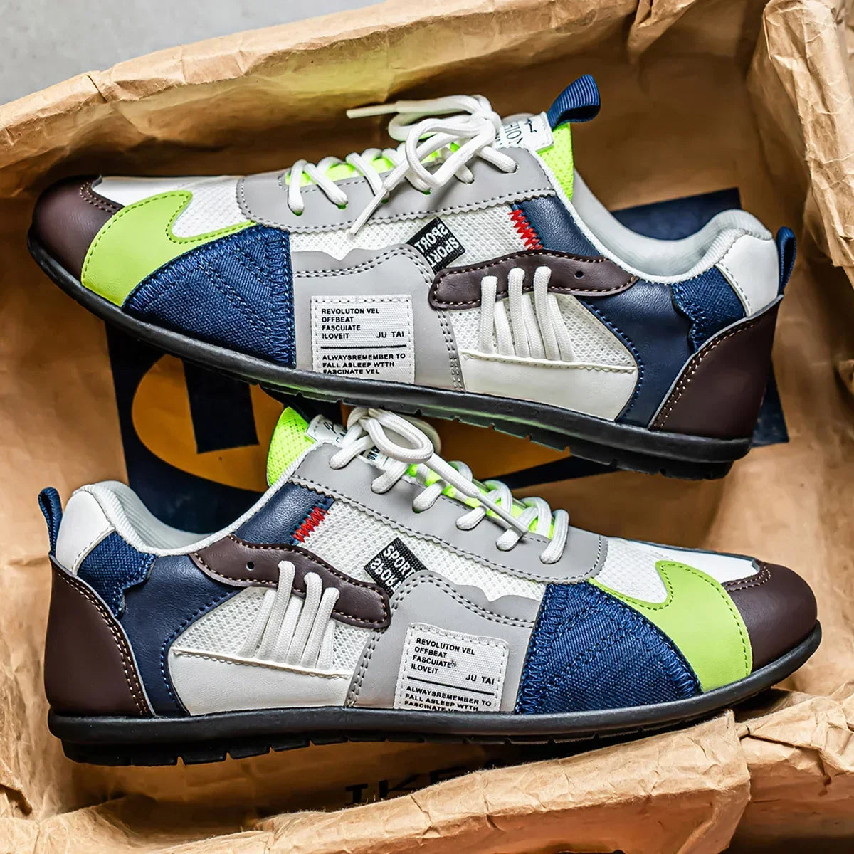 Varel – Sneakers Racer in Pelle e Mesh – Spazio Moda – vista 4