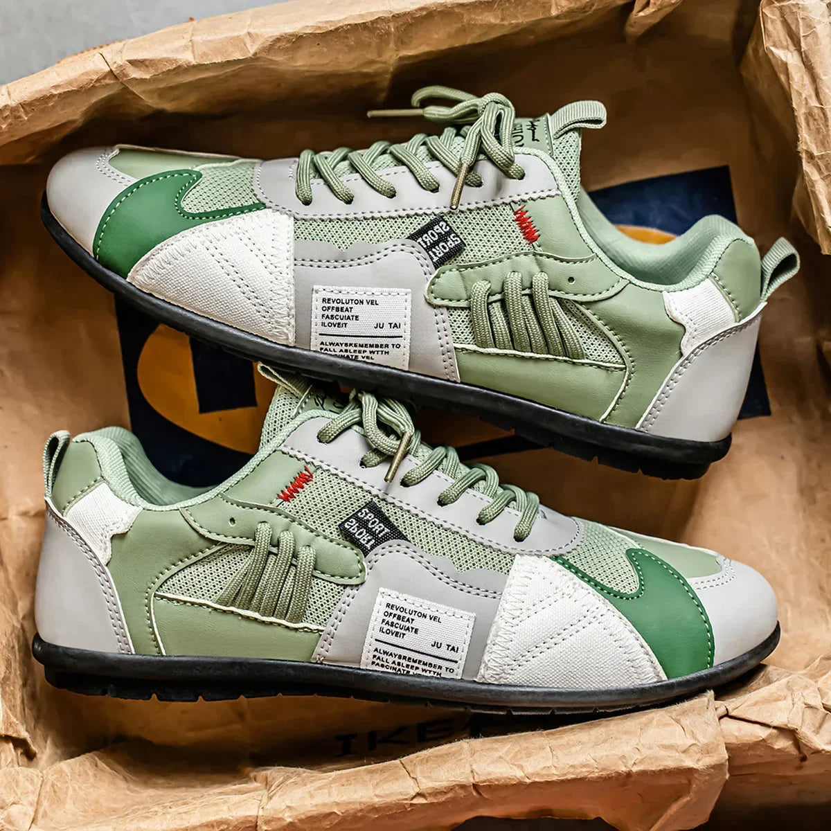 Varel – Sneakers Racer in Pelle e Mesh – Spazio Moda – vista 8