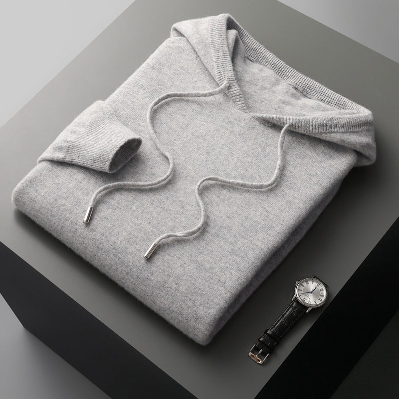 Pullover a Coste con Coulisse in Lana Merino – Spazio Moda – vista 6