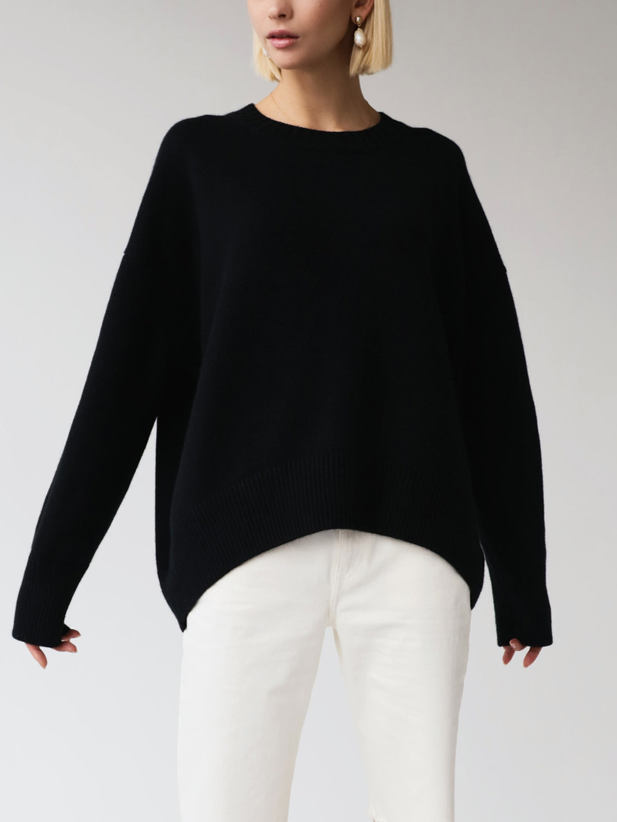 Maglione a Coste Girocollo – Spazio Moda