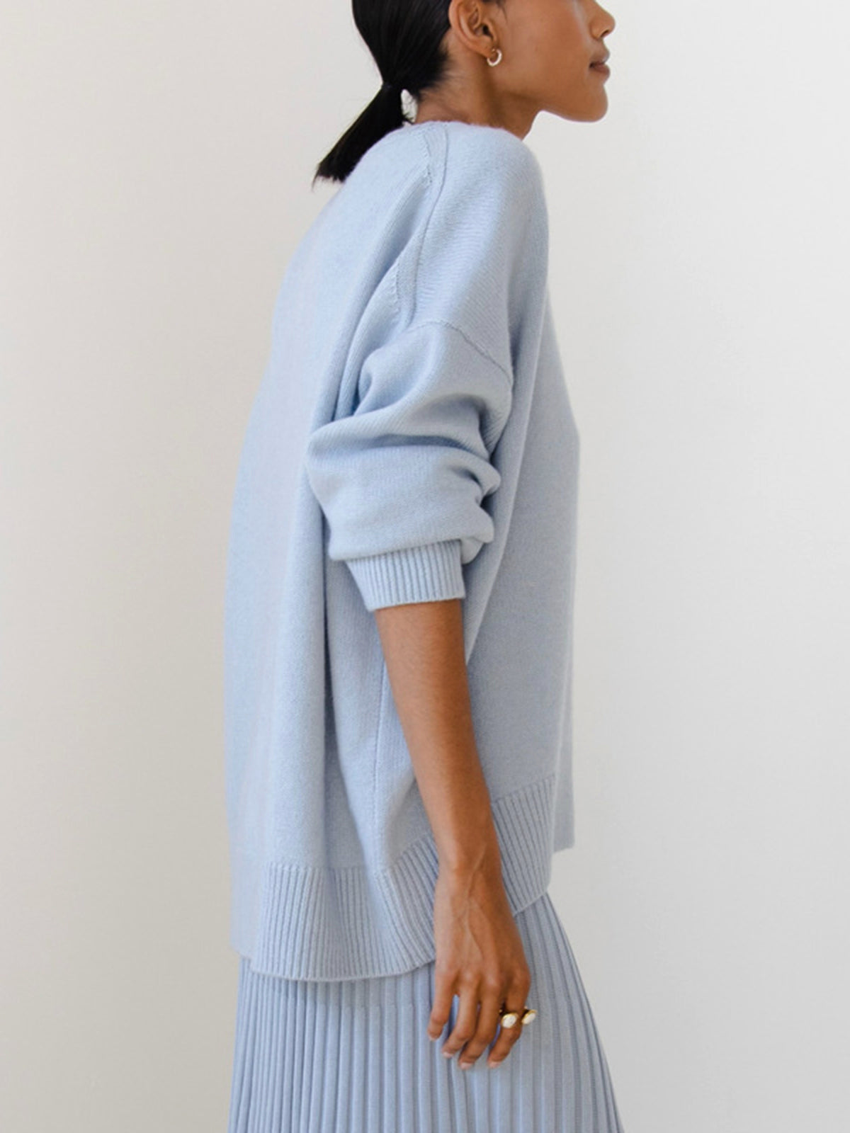 Maglione a Coste Girocollo – Spazio Moda – vista 4