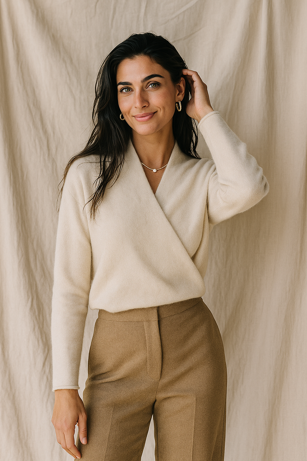 Maglione a Coste a Portafoglio – Spazio Moda – vista 6