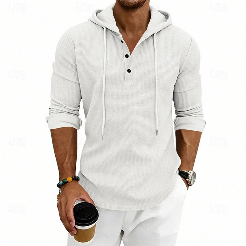 Camicia Morbida con Cappuccio a Maniche Lunghe – Spazio Moda – vista 3