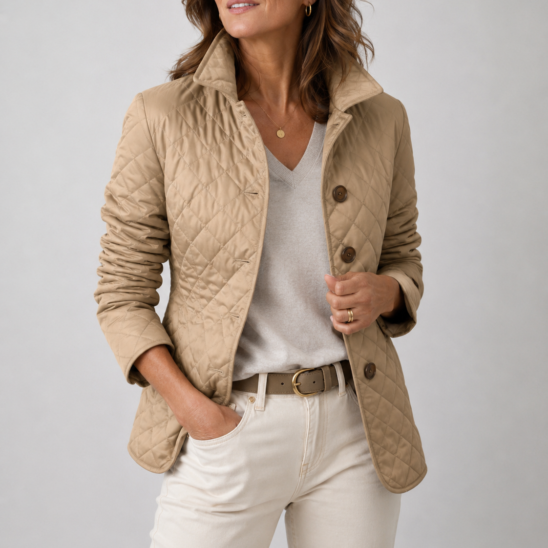 Loredana – Giacca Trapuntata Leggera – Spazio Moda – vista 8