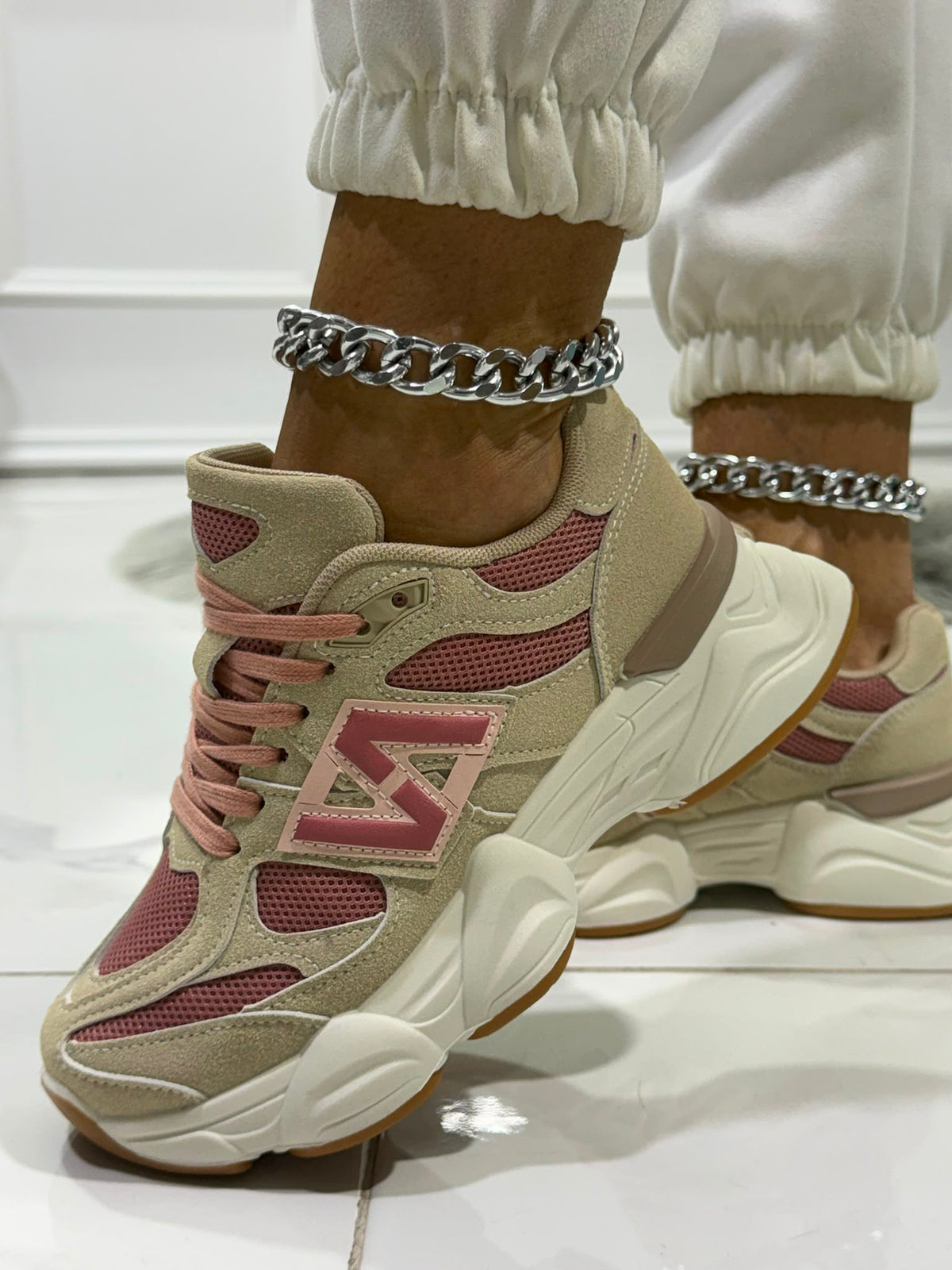 Vienna – Sneakers Donna Rosa – Spazio Moda