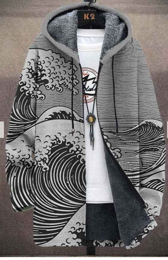 Felpa con Cappuccio Color Block in Pile – Spazio Moda – vista 2