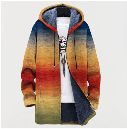 Felpa con Cappuccio Color Block in Pile – Spazio Moda – vista 5