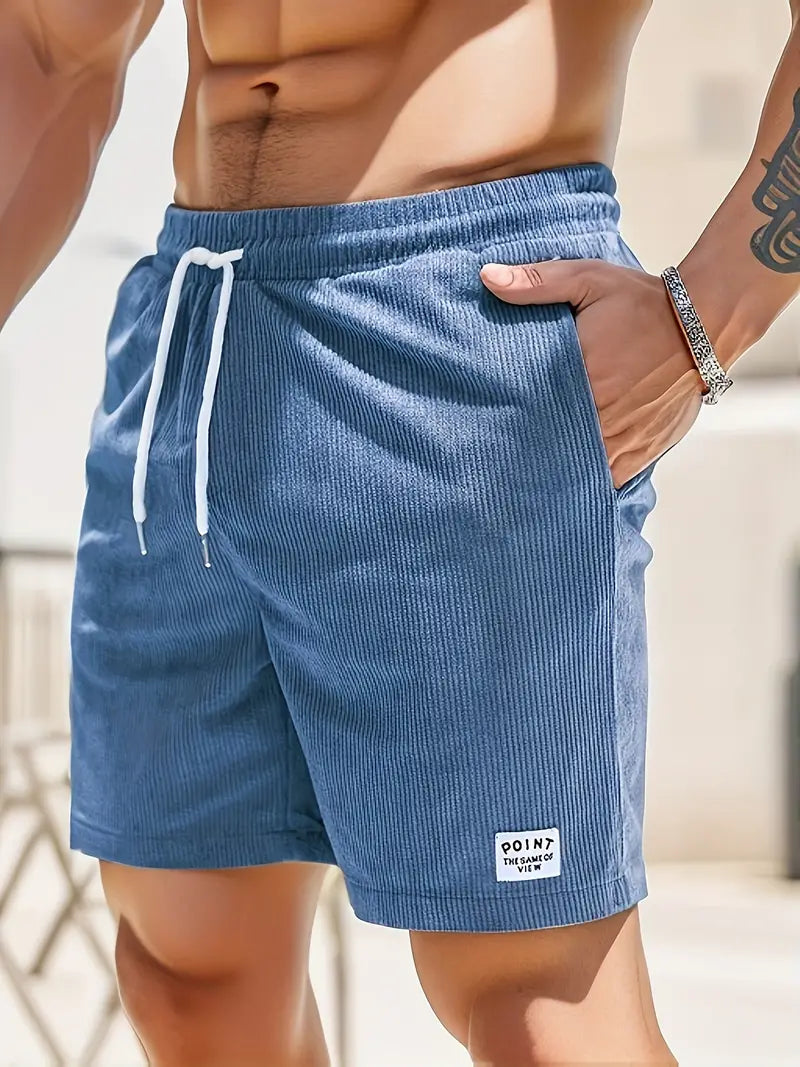 Shorts a Coste con Elastico in Vita – Spazio Moda – vista 2