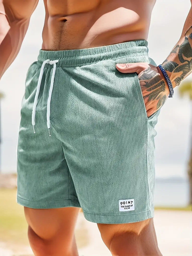 Shorts a Coste con Elastico in Vita – Spazio Moda – vista 4