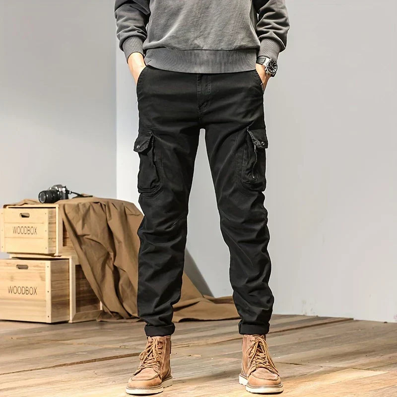 Pantaloni Affusolati Slim con Tasche – Spazio Moda