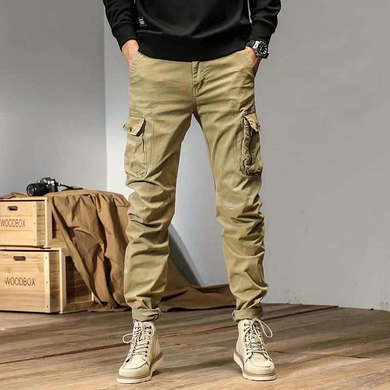 Pantaloni Affusolati Slim con Tasche – Spazio Moda – vista 2