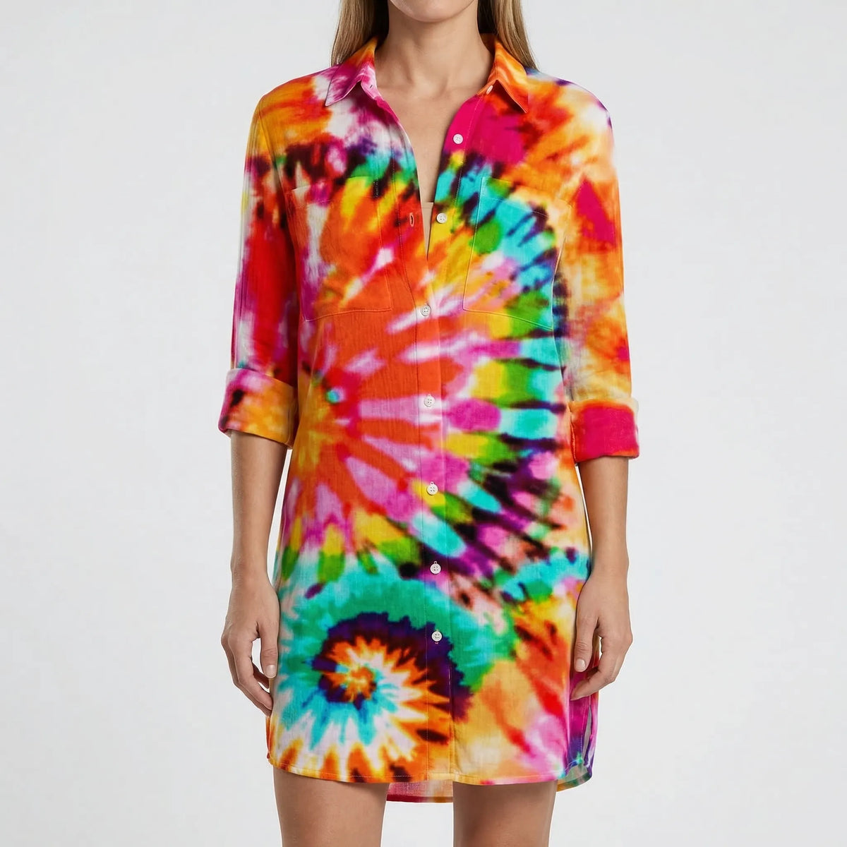 Abito con Collo Button-Down – Spazio Moda