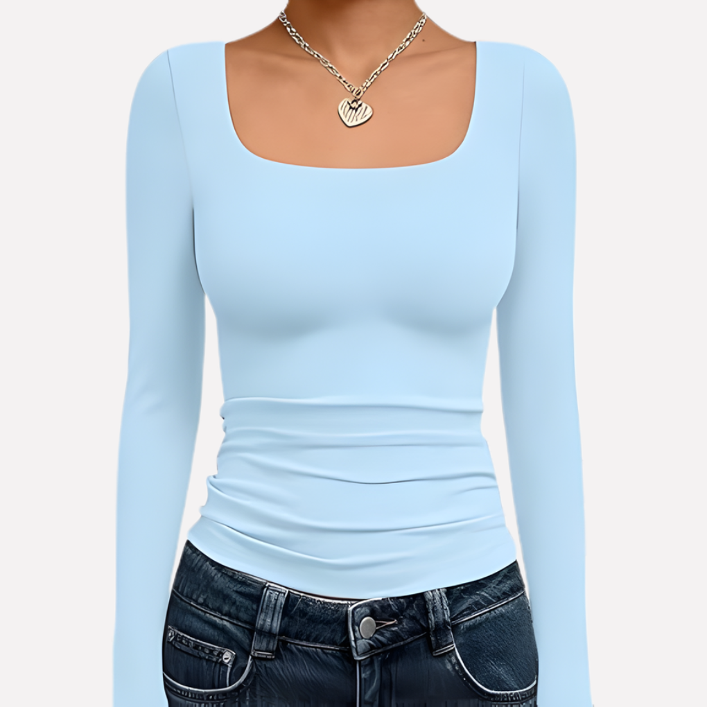 Top Aderente a Maniche Lunghe – Spazio Moda – vista 4