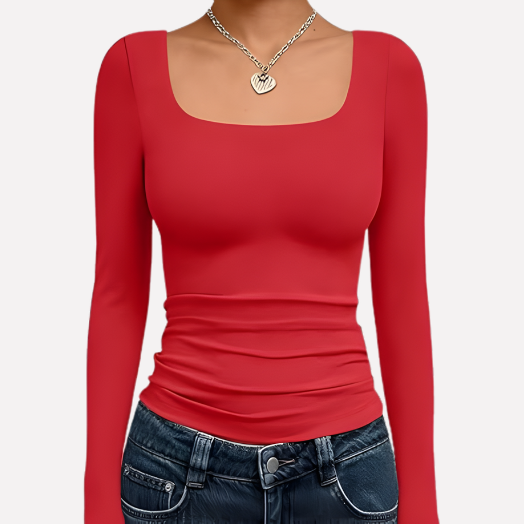 Top Aderente a Maniche Lunghe – Spazio Moda – vista 5