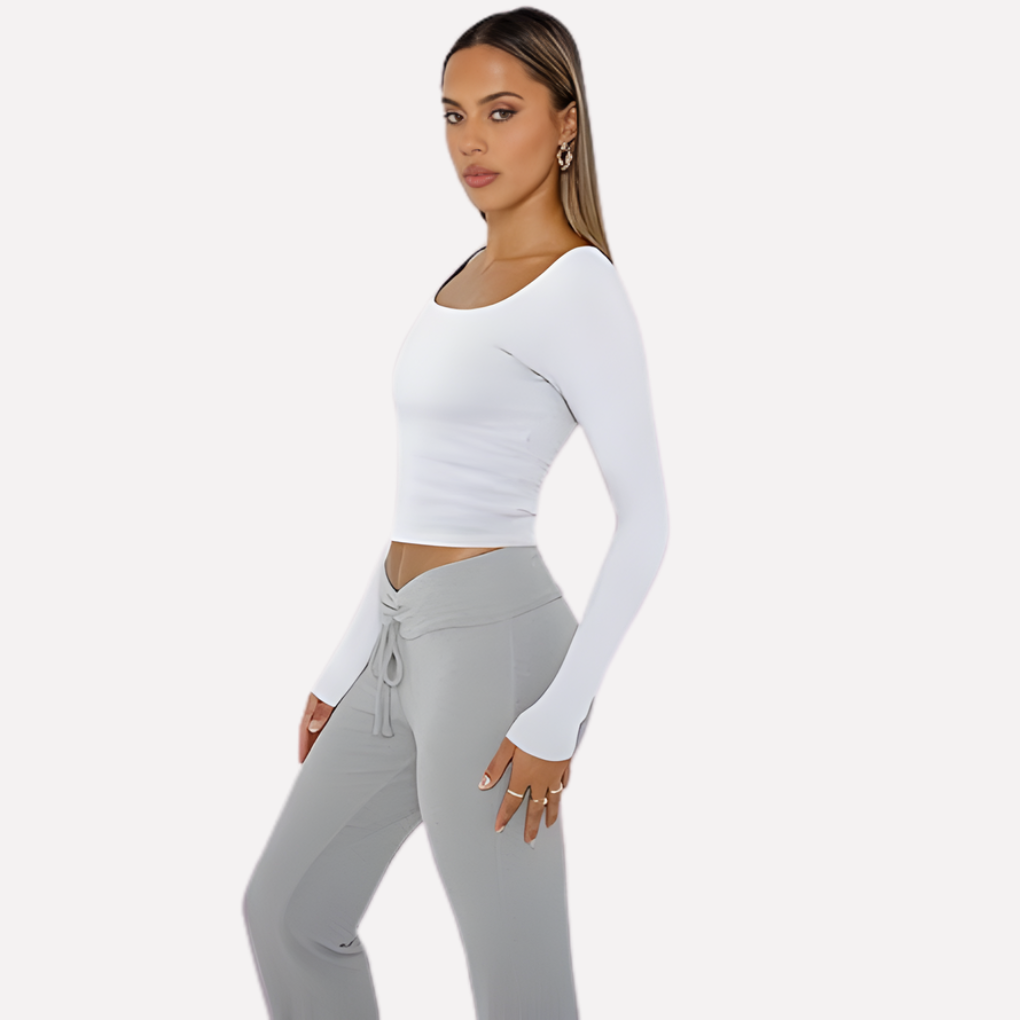Top Aderente a Maniche Lunghe – Spazio Moda