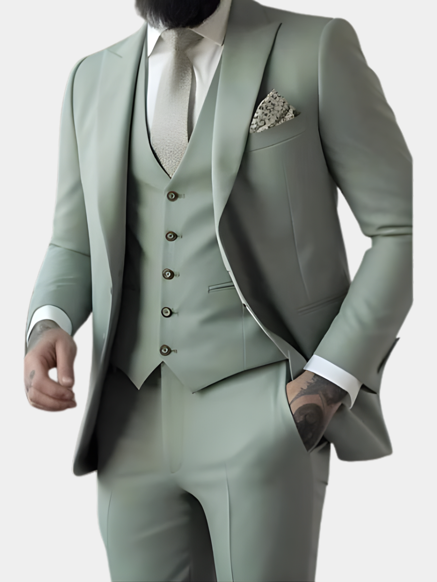 Completo Elegante Slim con Revers – Spazio Moda