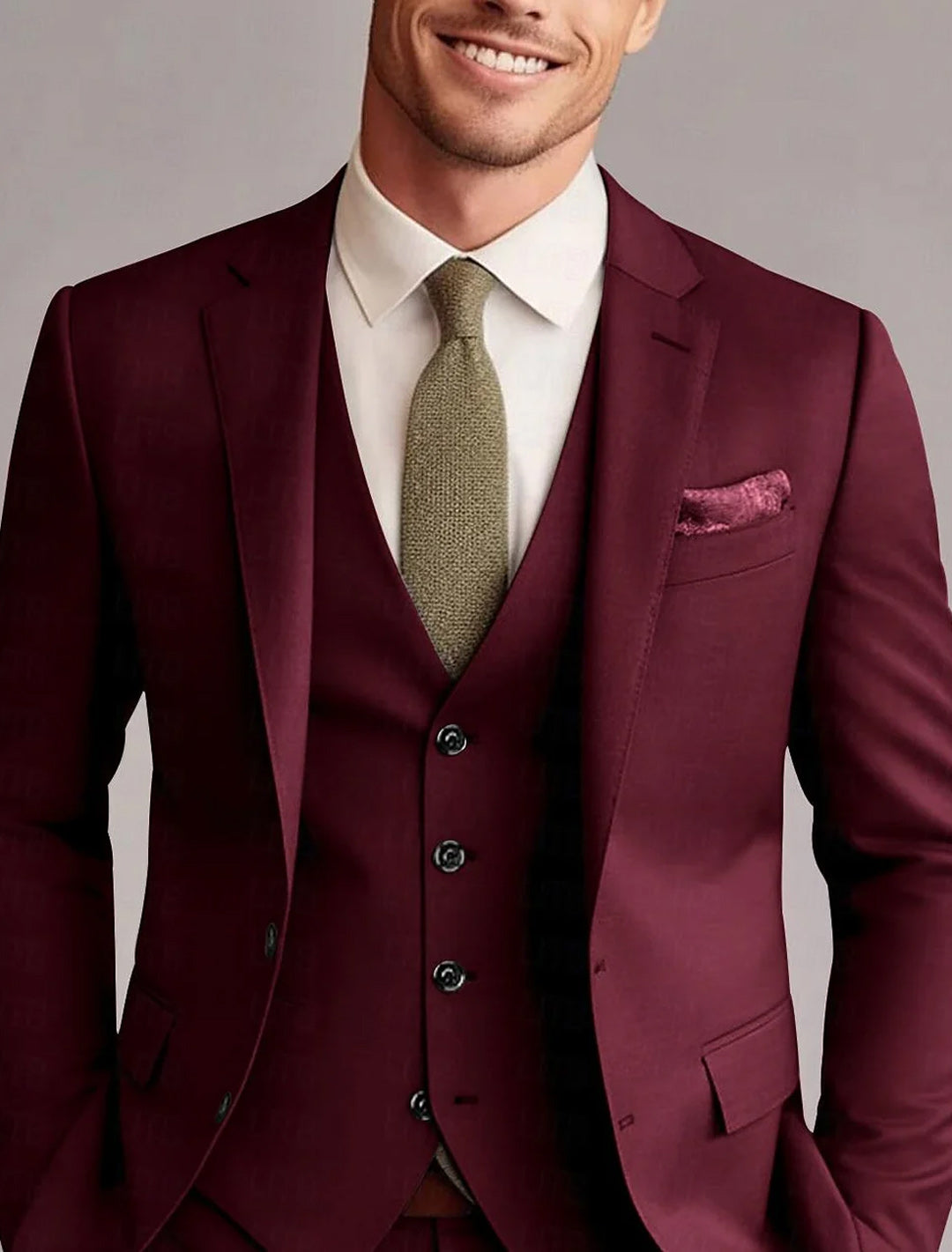 Completo Dritto Elegante con Revers a Lancia – Spazio Moda – vista 3