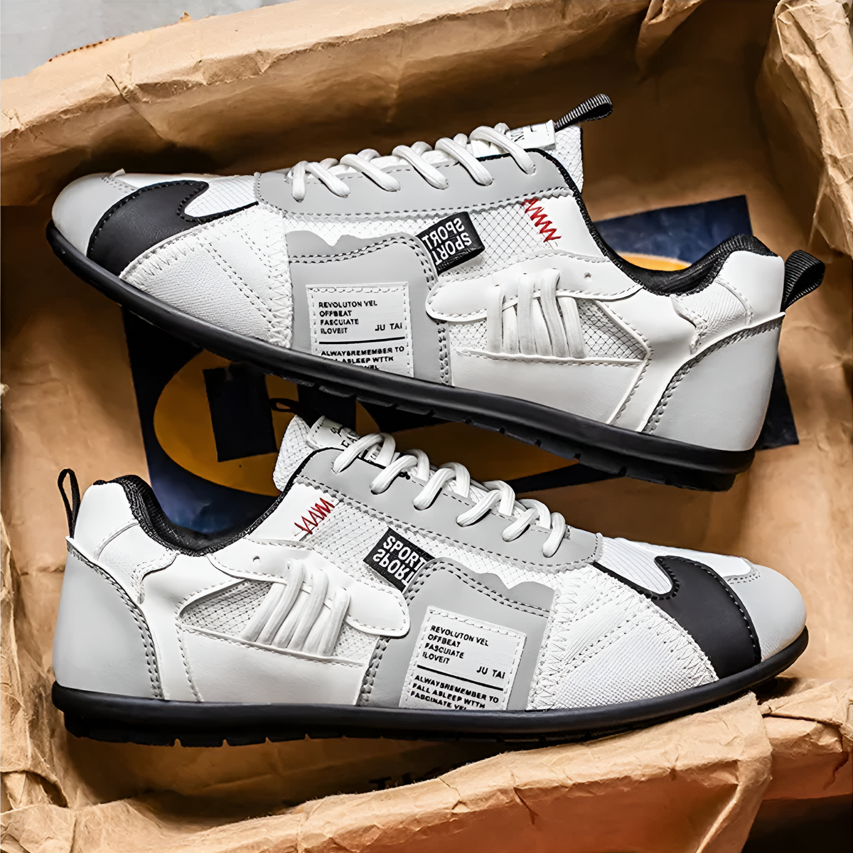 Varel – Sneakers Racer in Pelle e Mesh – Spazio Moda – vista 10