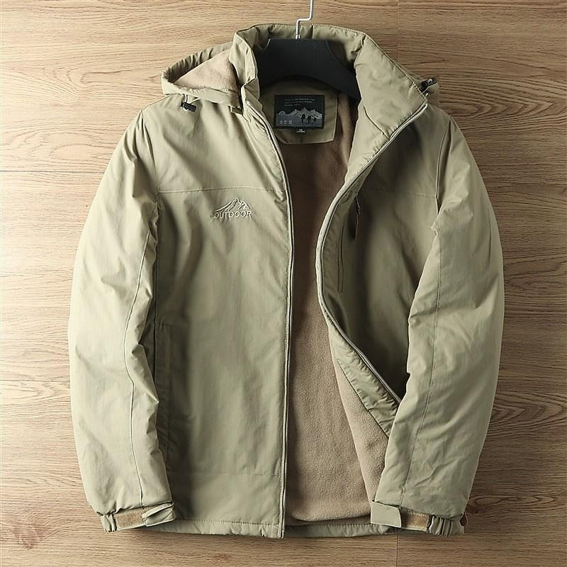 Giacca con Cappuccio con Zip – Spazio Moda – vista 2