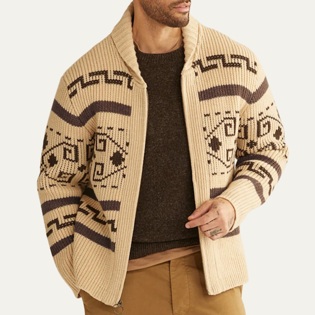Cardigan Oversize Morbido Aperto sul Davanti – Spazio Moda – vista 2