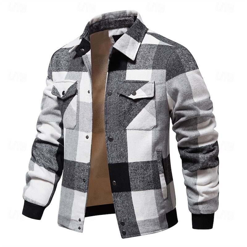 Giacca Strutturata Foderata a Quadri – Spazio Moda – vista 6