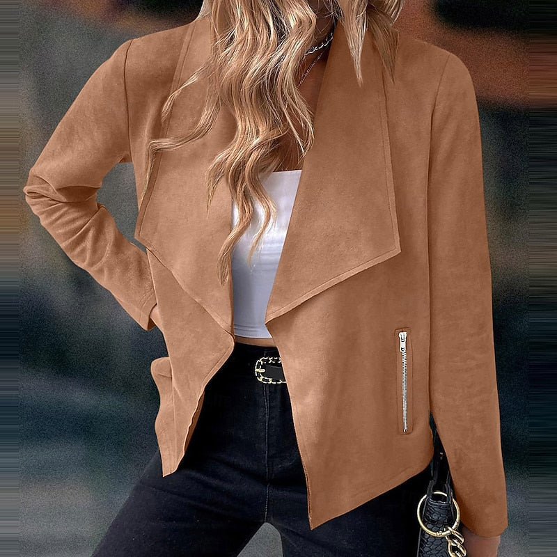 Cardigan Lungo Morbido Aperto sul Davanti – Spazio Moda – vista 5