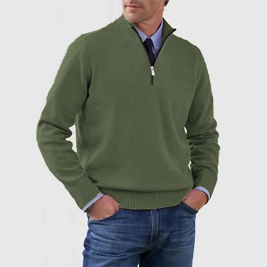 Maglione a Coste a Maniche Lunghe a Lupetto – Spazio Moda – vista 5