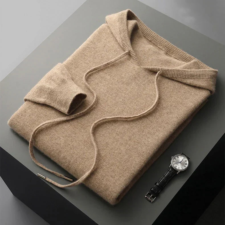 Pullover a Coste con Coulisse in Lana Merino – Spazio Moda – vista 5