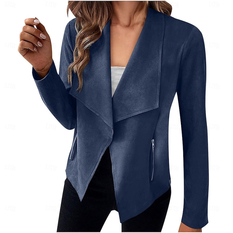Cardigan Lungo Morbido Aperto sul Davanti – Spazio Moda – vista 4