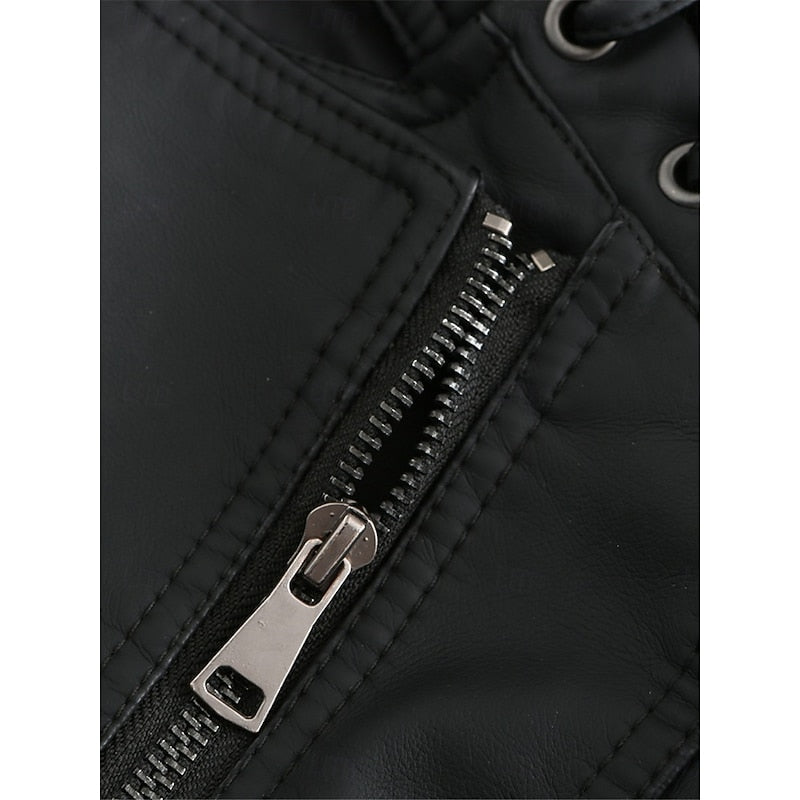 Giacca Sartoriale Aderente con Zip in Pelle – Spazio Moda – vista 6