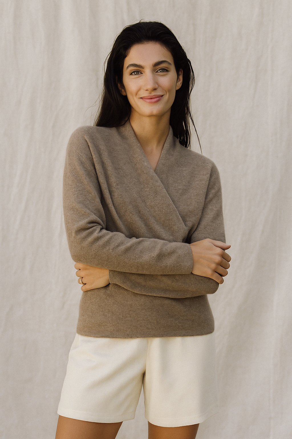 Maglione a Coste a Portafoglio – Spazio Moda – vista 2