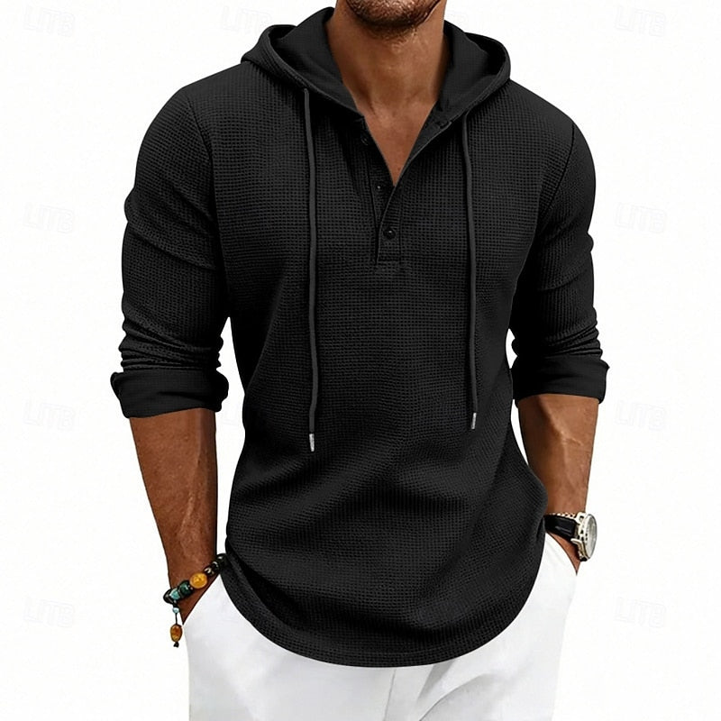 Camicia Morbida con Cappuccio a Maniche Lunghe – Spazio Moda – vista 6