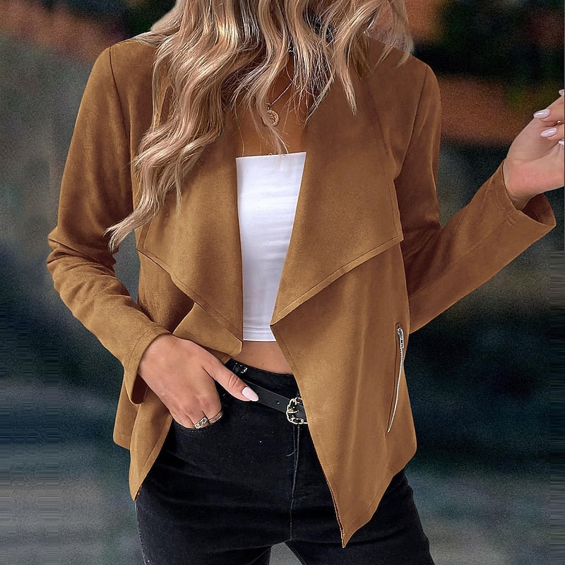 Cardigan Lungo Morbido Aperto sul Davanti – Spazio Moda